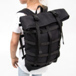 Durable Backpack with adjustable net Webbing baby black