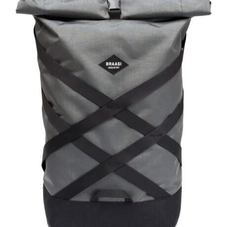 Braasi Henry Grey urban backpack with outside net