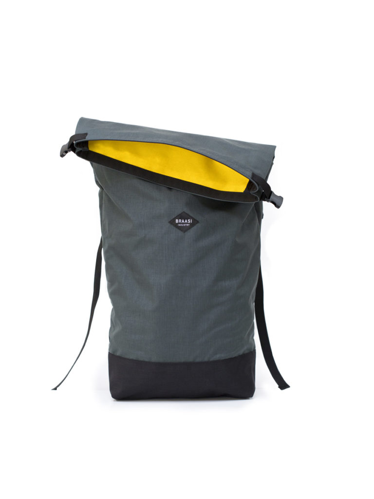 Urban Water Resistant Daypack Rolltop SIDE | Braasi