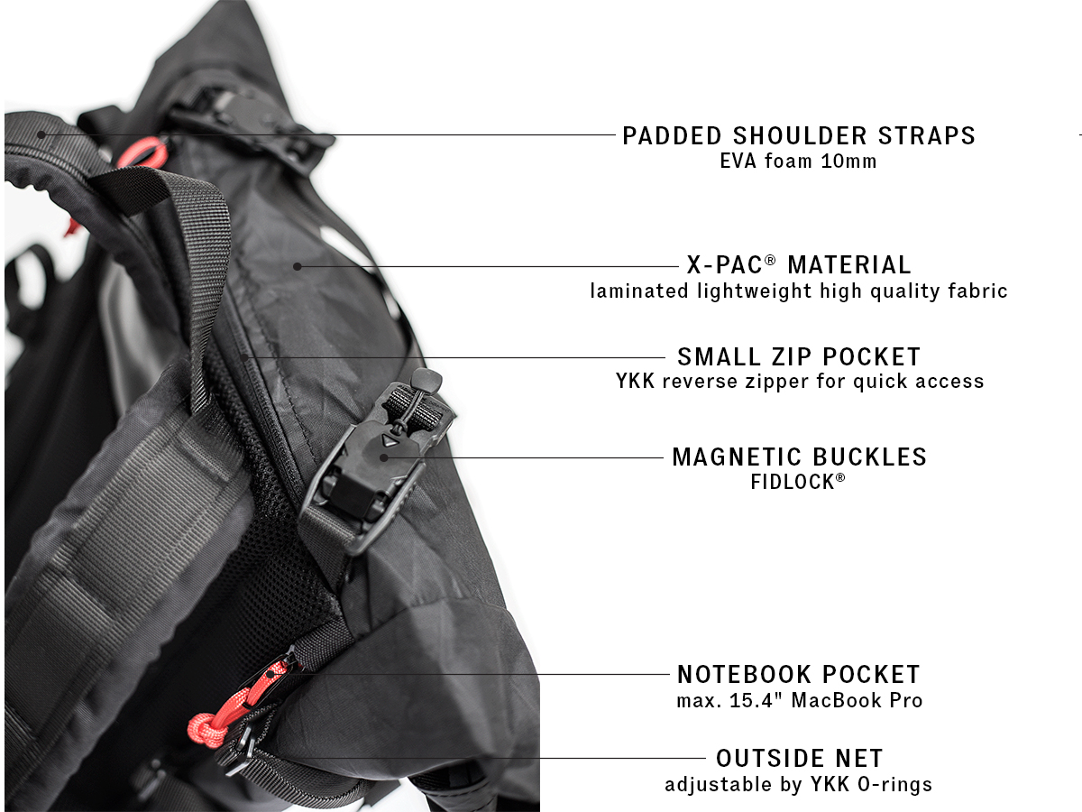X-Pac Shoulder Strap Pocket